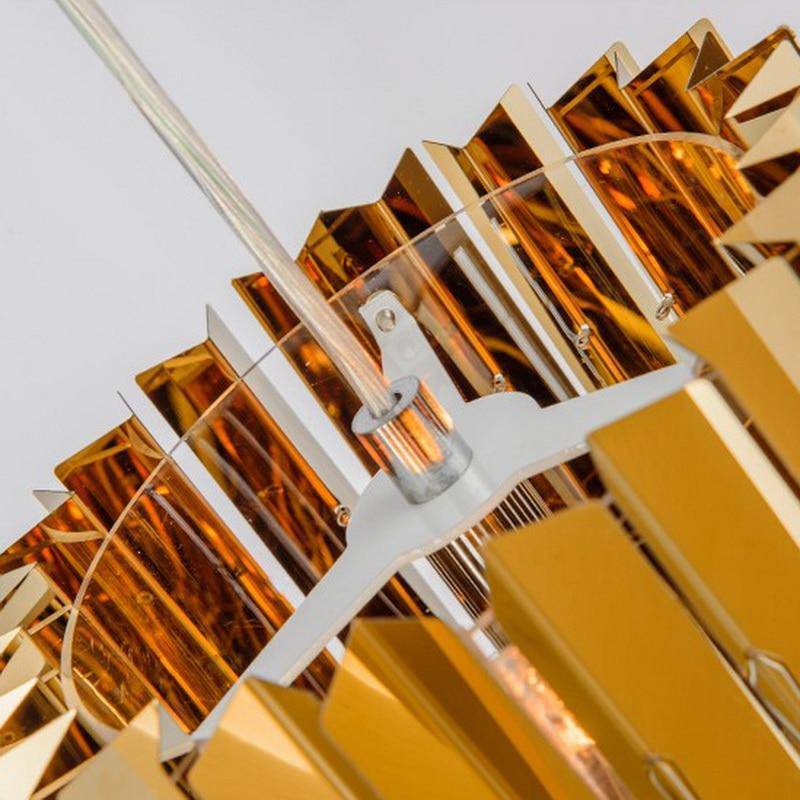Suspension design en miroir chromé Surface - vue 6 sur 8