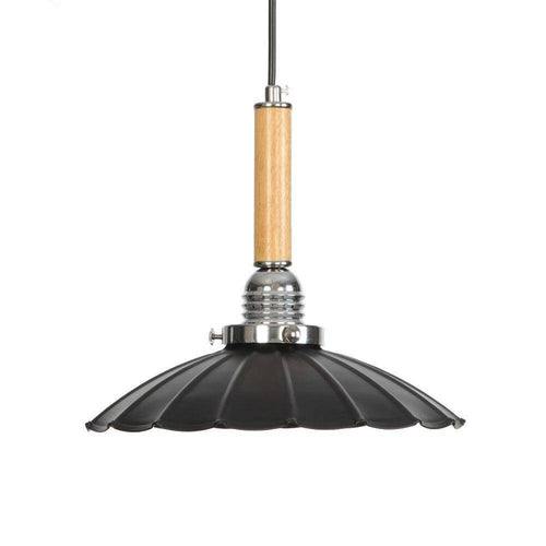 Suspension vintage LED en métal avec abat-jour style rétro - vue 4 sur 10