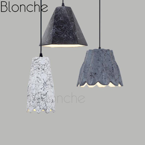 Suspension LED de formes en céramique coloré - vue 4 sur 13