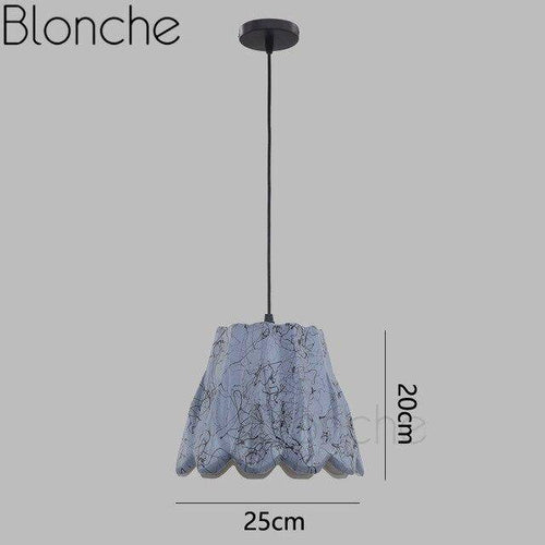 Suspension LED de formes en céramique coloré - vue 11 sur 13