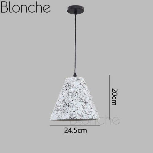 Suspension LED de formes en céramique coloré - vue 7 sur 13