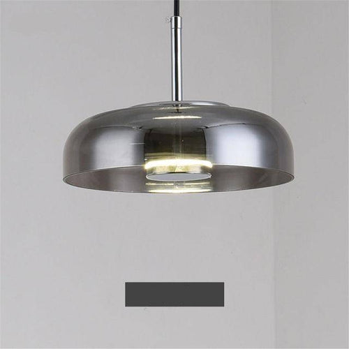 Suspension design à LED avec abat-jour en verre et finitions Luxury - vue 8 sur 8