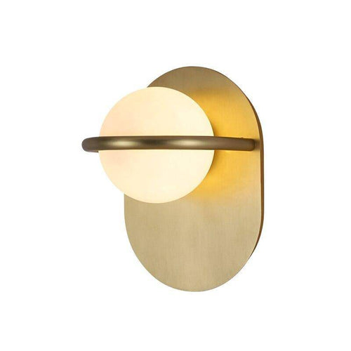 Applique murale design LED avec base arrondie en aluminium Luxury - vue 7 sur 6