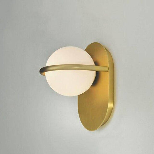 Applique murale design LED avec base arrondie en aluminium Luxury - vue 5 sur 6