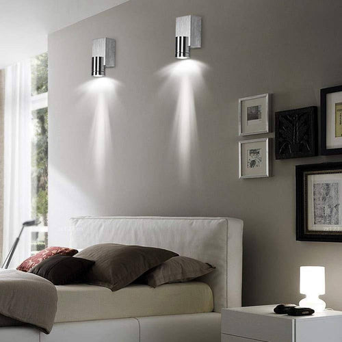 Applique murale LED avec spot en aluminium - vue 2 sur 7