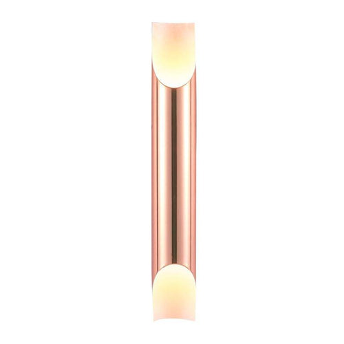 Applique murale design LED cylindre ouvert rose gold - vue 4 sur 8