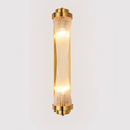Applique murale LED doré avec lampe en verre - vue 5 sur 5
