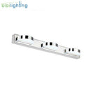 Applique murale LED chromée avec lampes pour miroir