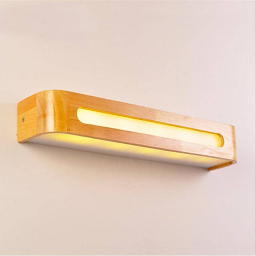 Applique murale barre en bois à LED Contract - vue 3 sur 5