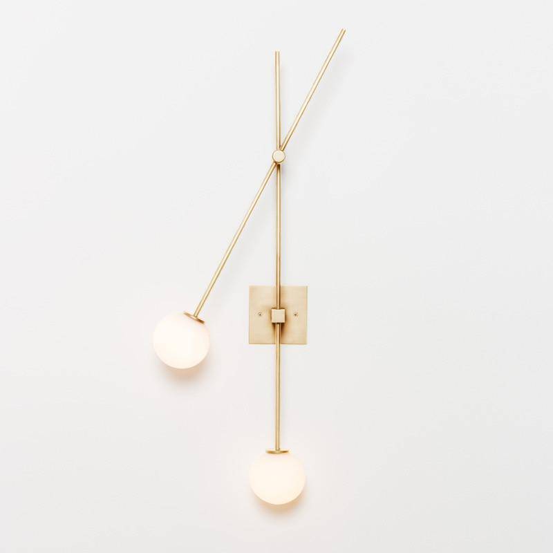 Applique murale design LED branches croisées Fixture - vue 2 sur 6