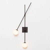 Applique murale design LED branches croisées Fixture