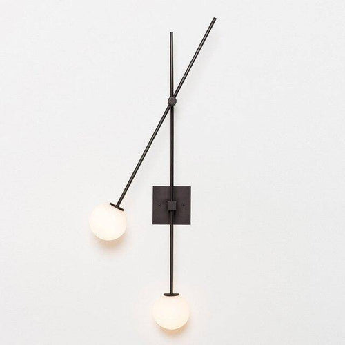Applique murale design LED branches croisées Fixture