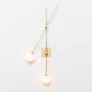 Applique murale design LED branches croisées Fixture
