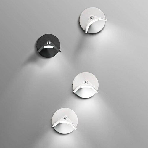 Applique murale design à LED en métal aux formes géométriques - vue 3 sur 8