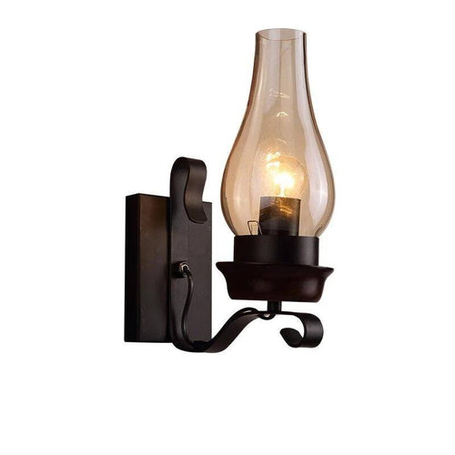 Applique murale rétro LED métal avec ampoule style bougie - vue 2 sur 4