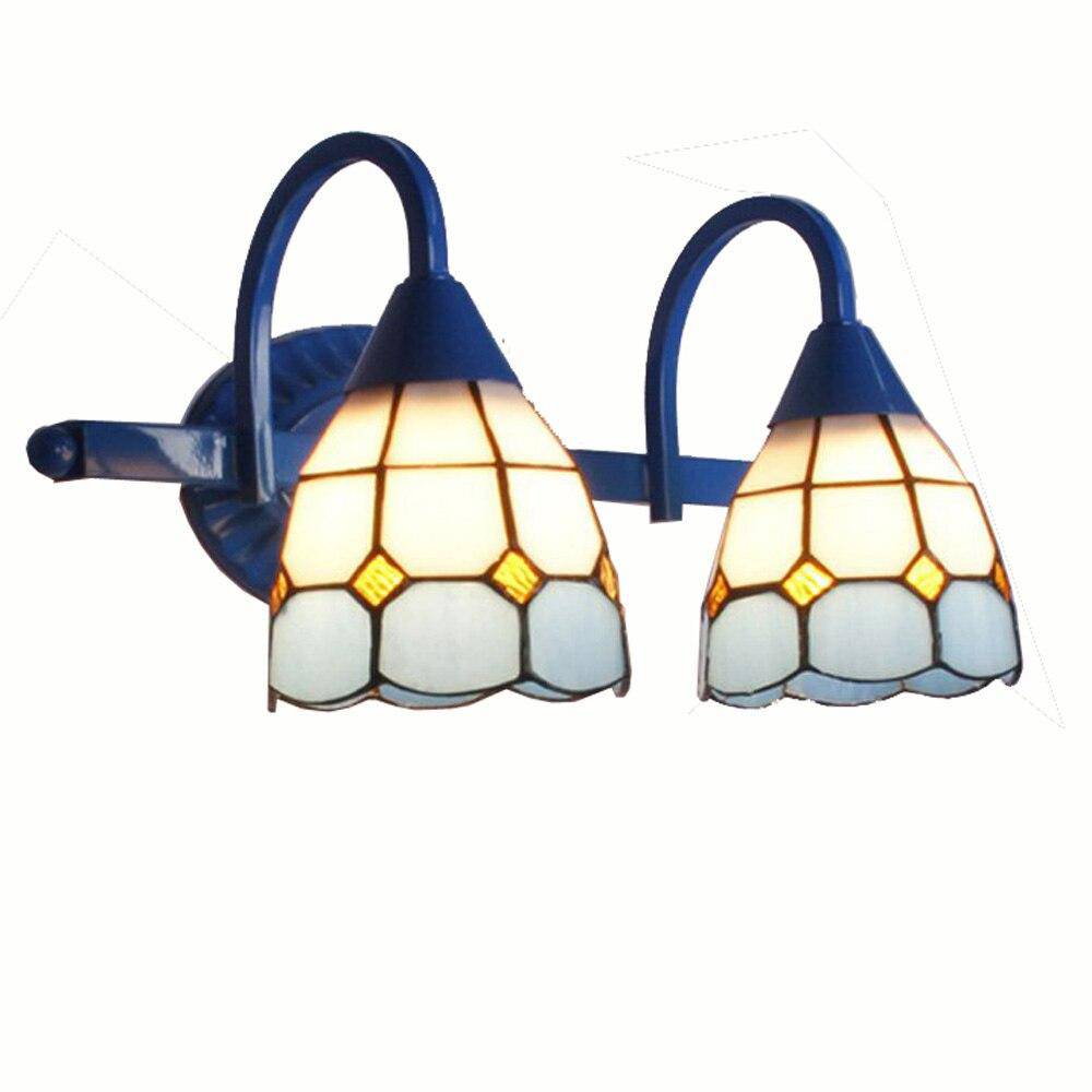 Applique murale rustique LED bleu style Méditerranéen - vue 7 sur 7
