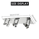 Plafonnier chromé à 6 spots LED