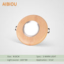 Plafonnier à LED spot en bois Aibiou