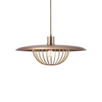 Suspension design cage dorée Long