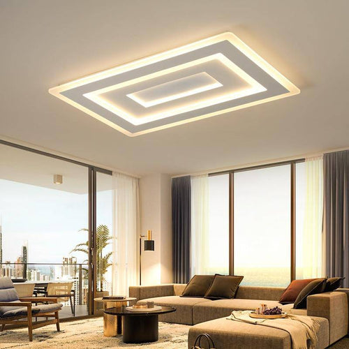 Plafonnier LED moderne rectangulaire Mounted - vue 2 sur 4