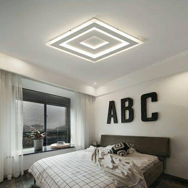 Plafonnier LED moderne rectangulaire Mounted - vue 3 sur 4