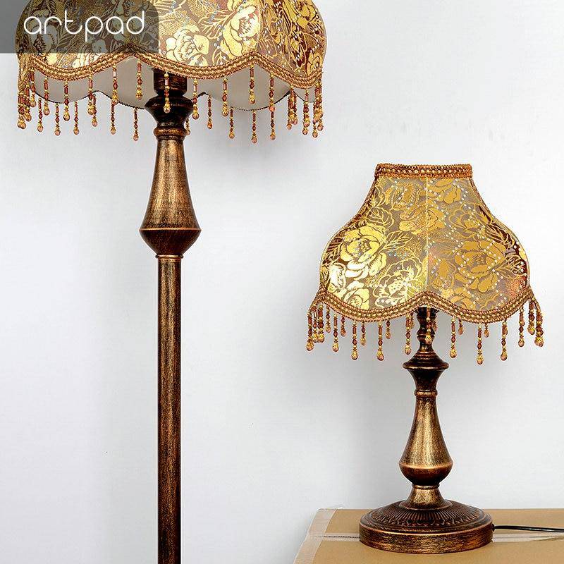 Lampadaire LED abat-jour en tissu sur pied - vue 15 sur 15
