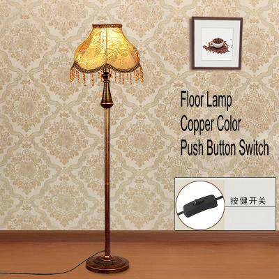 Lampadaire LED abat-jour en tissu sur pied - vue 14 sur 15