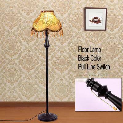Lampadaire LED abat-jour en tissu sur pied - vue 3 sur 15