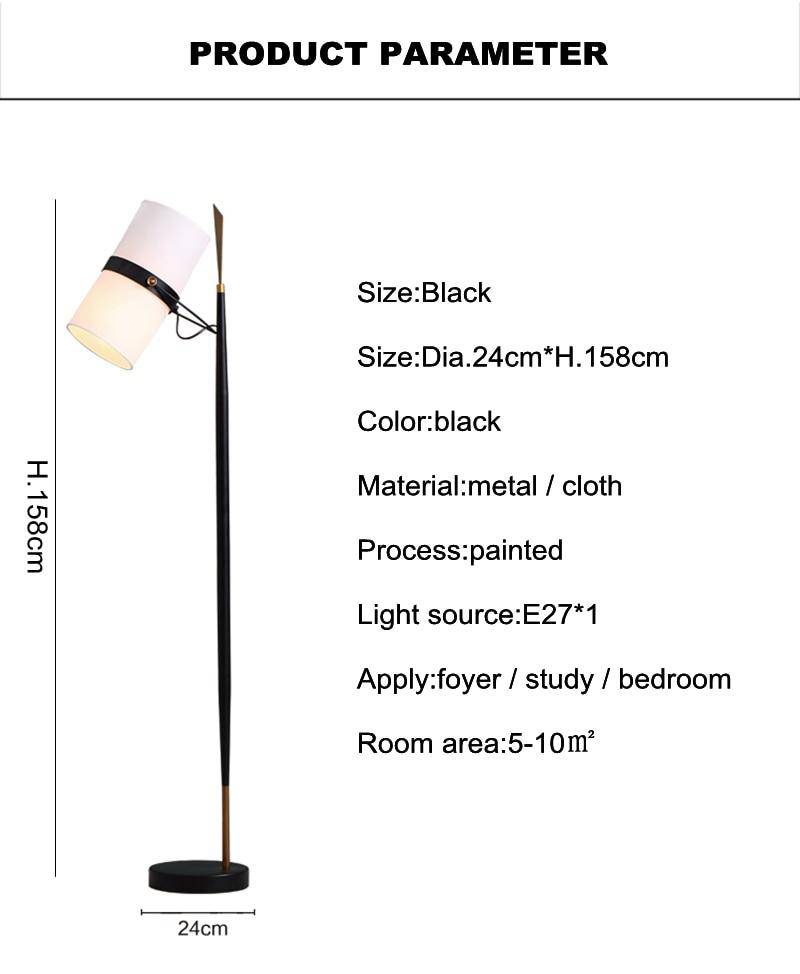 Lampadaire design avec lampe ajustable Shade - vue 4 sur 5