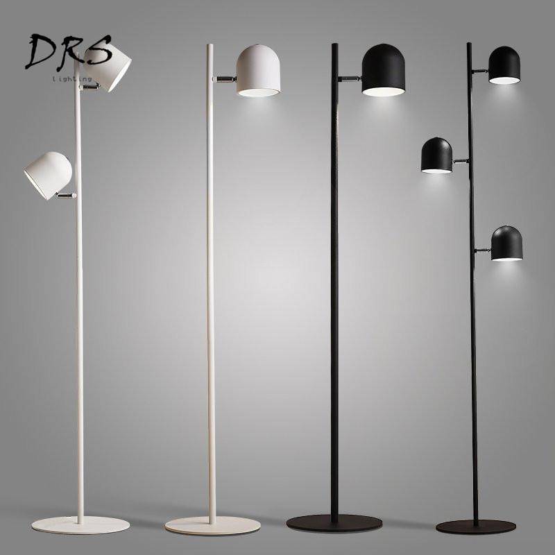 Lampadaire moderne avec lampes dirigeables Nordic - vue 2 sur 8