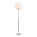Lampadaire LED doré avec boule en verre Ball
