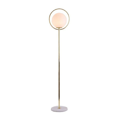 Lampadaire LED doré avec boule en verre Ball - vue 7 sur 7