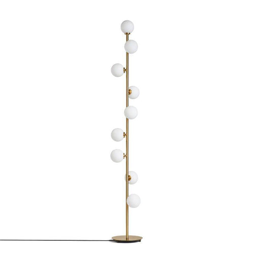 Lampadaire design à LED avec plusieurs boules de verre Head - vue 5 sur 5
