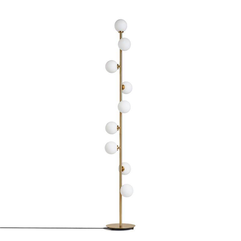 Lampadaire design à LED avec plusieurs boules de verre Head - vue 5 sur 5