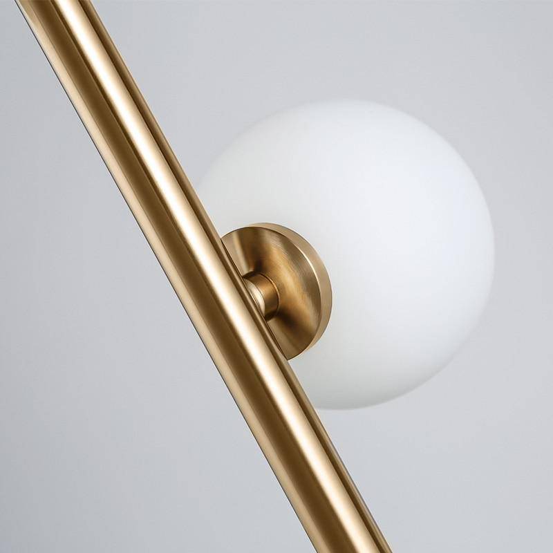 Lampadaire design à LED avec plusieurs boules de verre Head - vue 4 sur 5