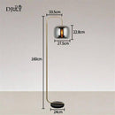 Lampadaire design avec boule en verre fumé Stone