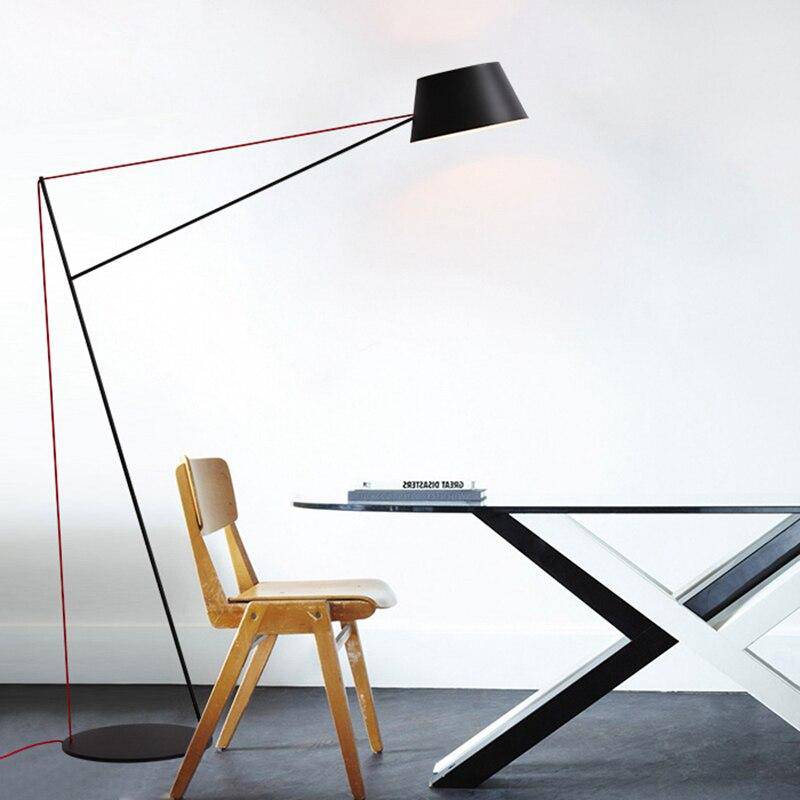 Lampadaire design noir Long - vue 5 sur 5