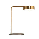Lampe de chevet ou bureau doré arrondi Study