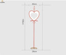 Lampadaire rose en forme de coeur Gift