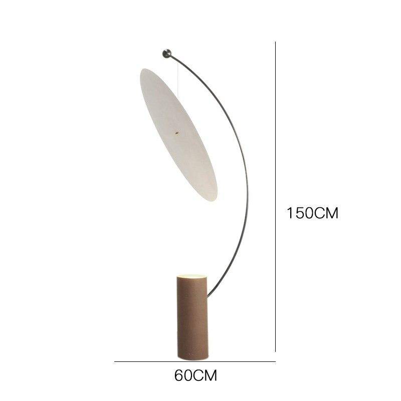 Lampadaire design à LED arrondi moderne Art - vue 4 sur 8