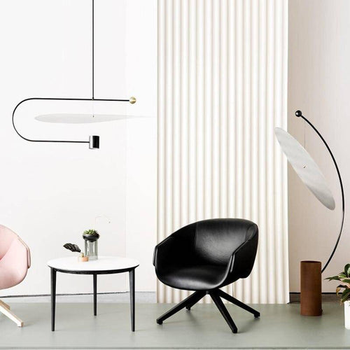 Lampadaire design à LED arrondi moderne Art - vue 8 sur 8