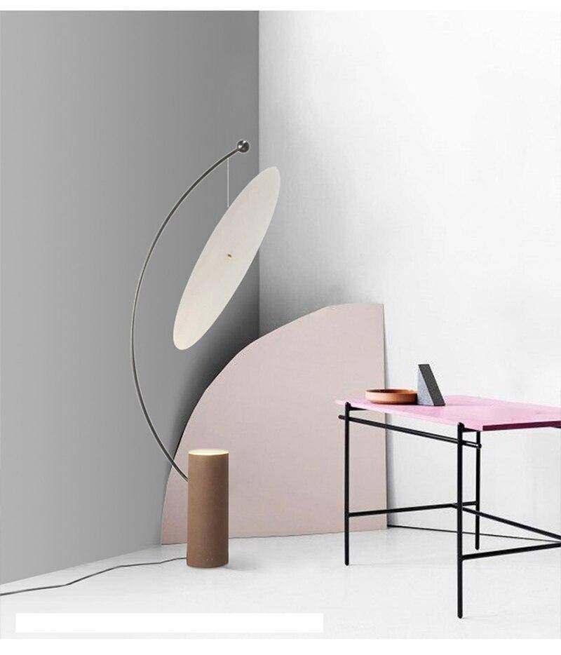 Lampadaire design à LED arrondi moderne Art - vue 7 sur 8