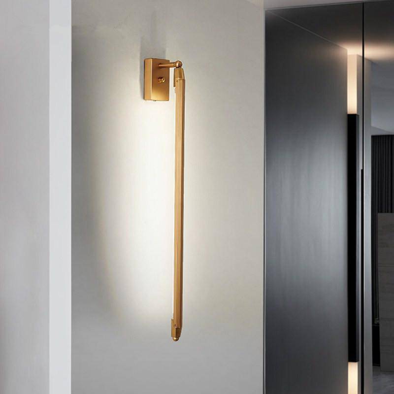 Applique murale design LED barre doré Rotate - vue 6 sur 6
