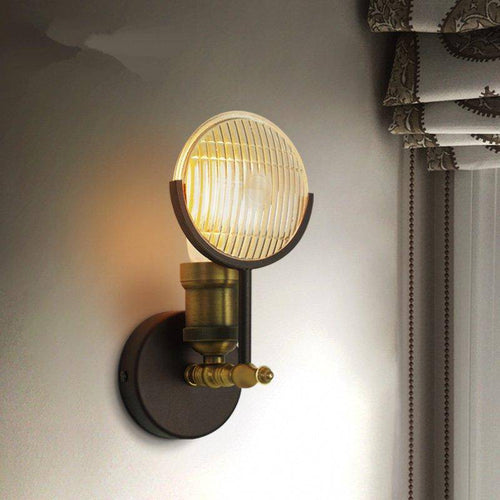 Applique murale LED antique doré - vue 5 sur 7