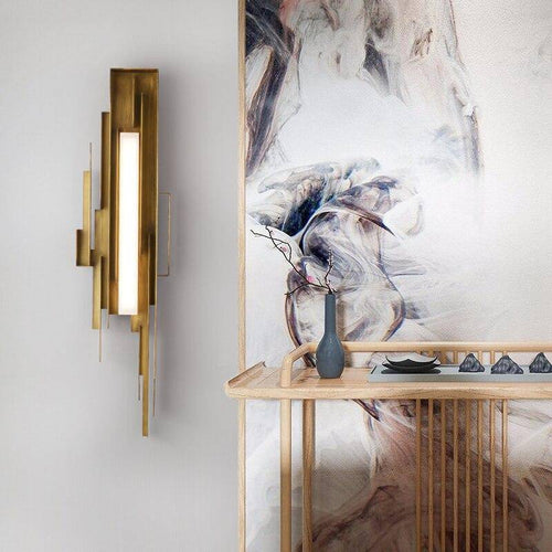 Applique murale LED design doré Luxury - vue 2 sur 7