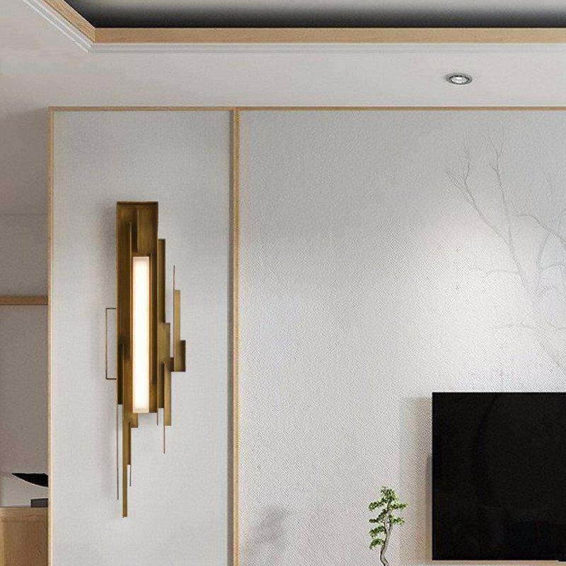 Applique murale LED design doré Luxury - vue 3 sur 7