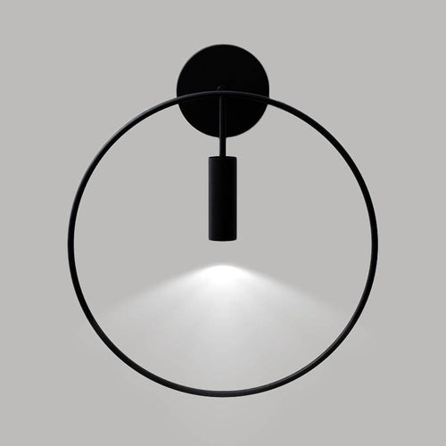Applique murale design à spot et rond en métal Line - vue 4 sur 6