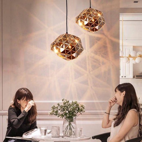 Suspension design plusieurs formes de petits triangles Sparks - vue 5 sur 10