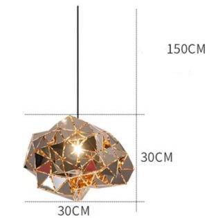 Suspension design plusieurs formes de petits triangles Sparks - vue 10 sur 10