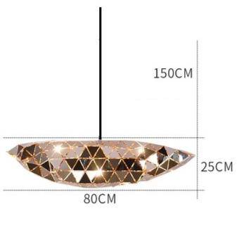 Suspension design plusieurs formes de petits triangles Sparks - vue 8 sur 10